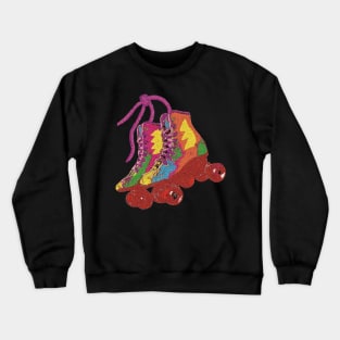 1980s Retro - Rollerskate Crewneck Sweatshirt